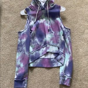 Hollister Cold shoulder hoodie